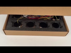 خلفية عالية الوضوح زر اللمس المستدير 1.28 بوصة زر المصعد حسب الطلب لأجزاء المصعد